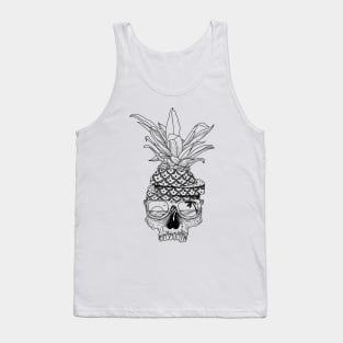 pineapple skull Tank Top